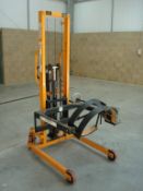 Hydraulic drum stack rotator