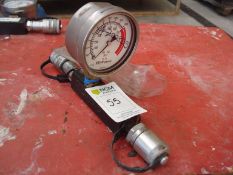 Pressure gauge 10,000 psi