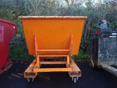 Forklift tipping skip 1200l