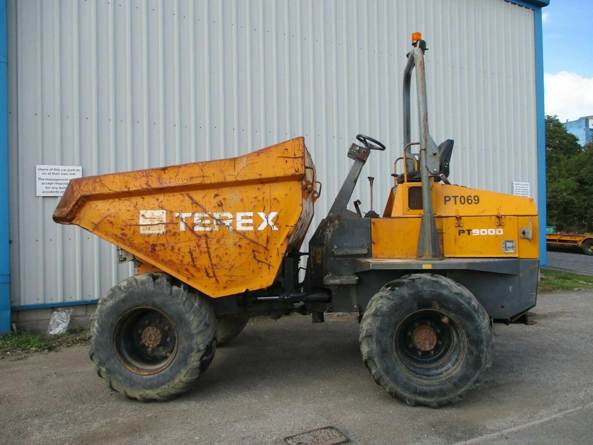 Terex PT9000 9 ton 4X4 dumper - Image 5 of 8