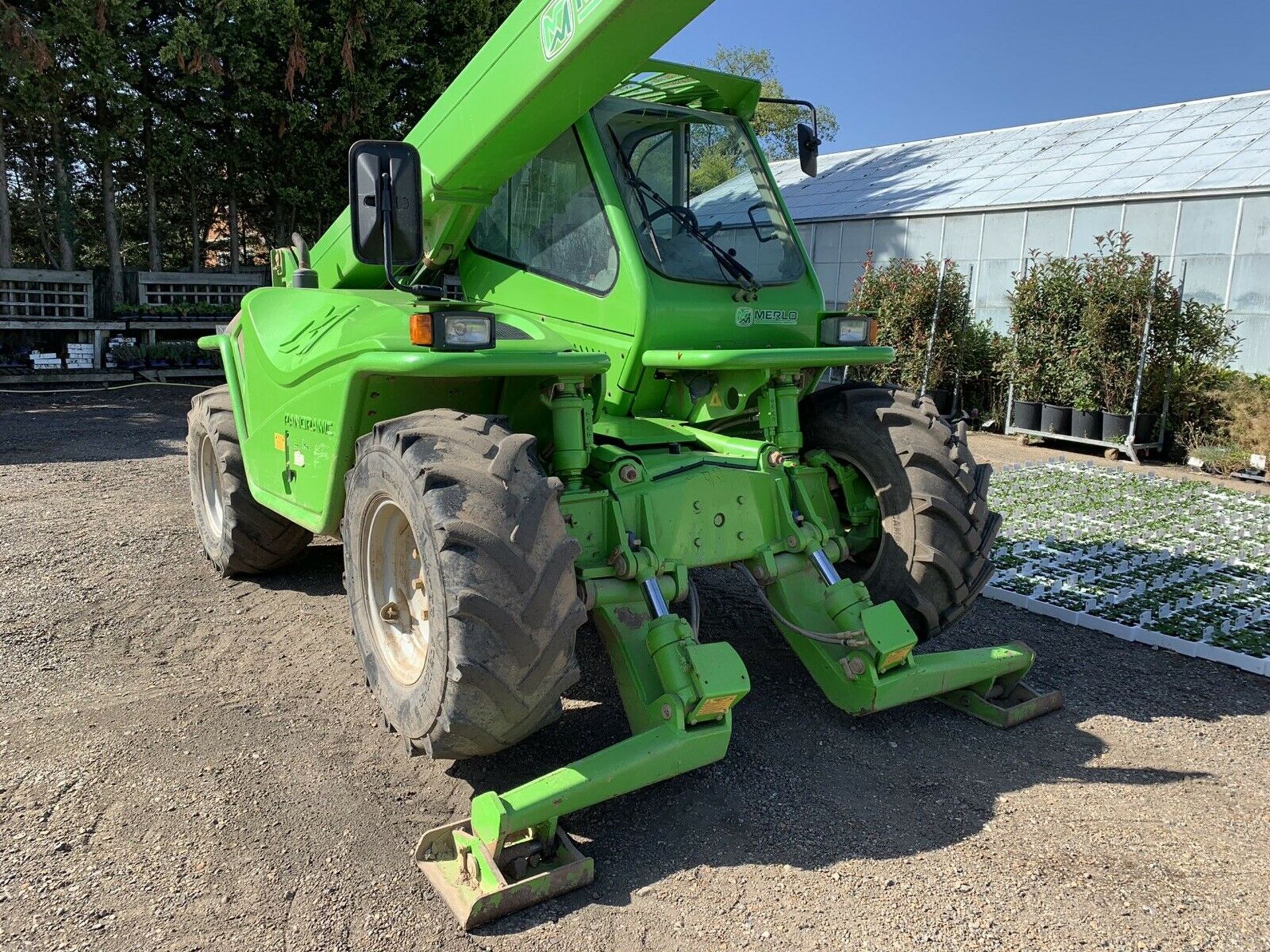 Merlo Telehandler P38.14 Panoramic. 14m reach. Year 2013. Quick hitch, piped for other attachments. - Bild 7 aus 10