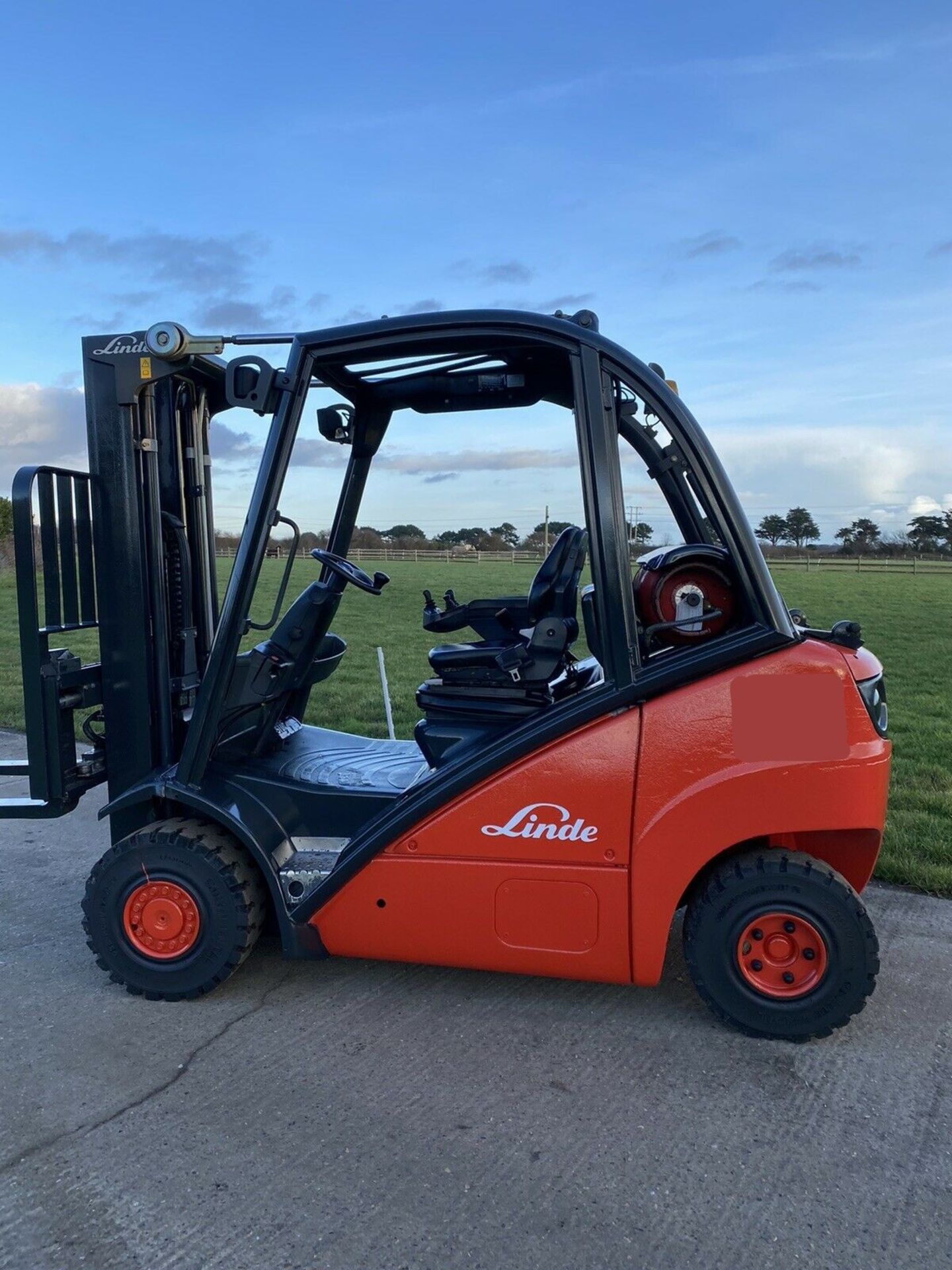 Linde H25 Gas Container Spec Forklift - Bild 2 aus 7