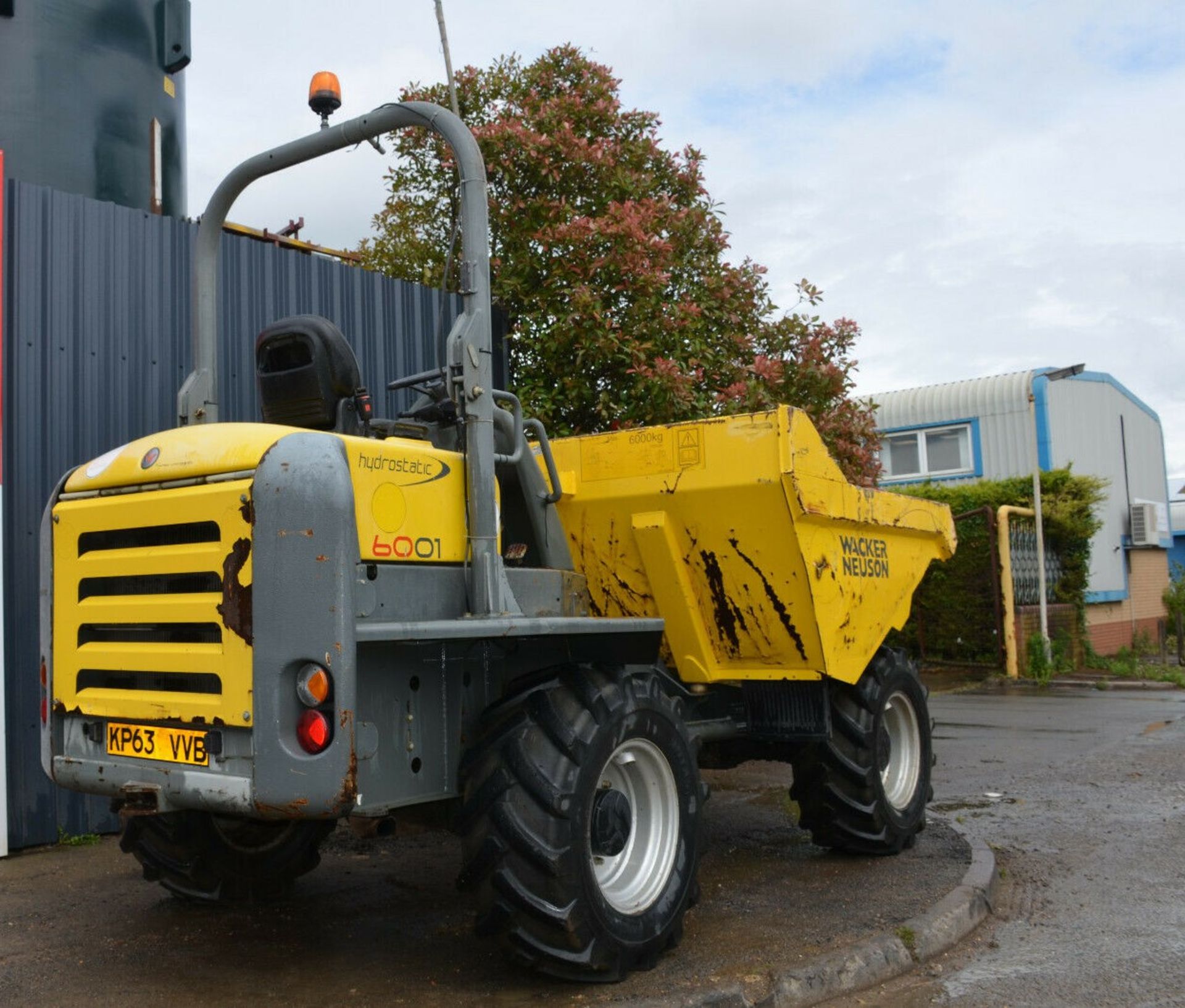 Wacker neuson 6001 dumper 2013 4x4 Straight tip - Image 7 of 12