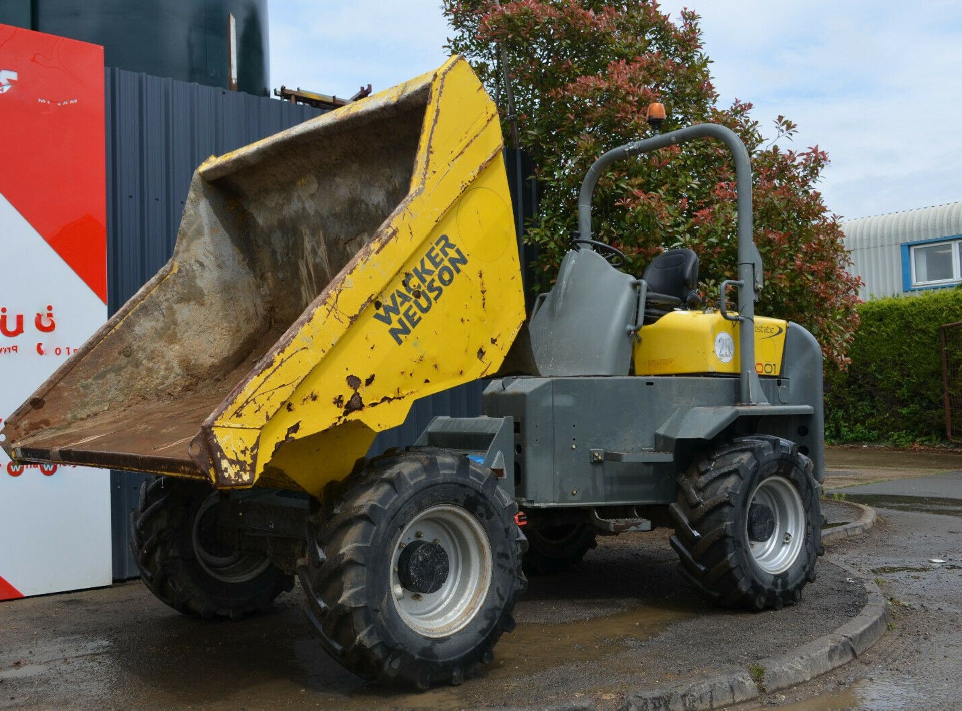 Wacker neuson 6001 dumper 2013 4x4 Straight tip - Image 3 of 12