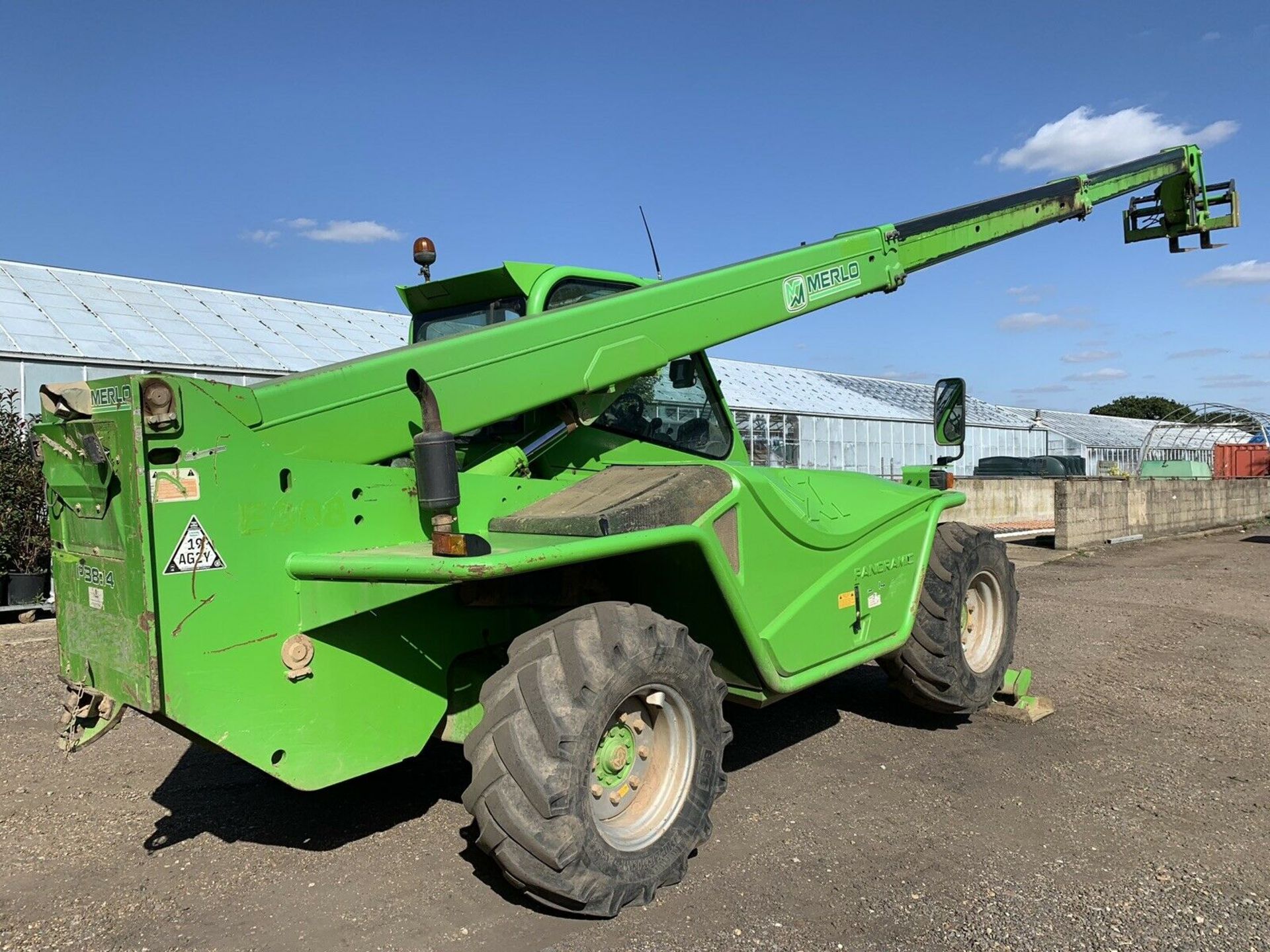 Merlo Telehandler P38.14 Panoramic. 14m reach. Year 2013. Quick hitch, piped for other attachments. - Image 5 of 10