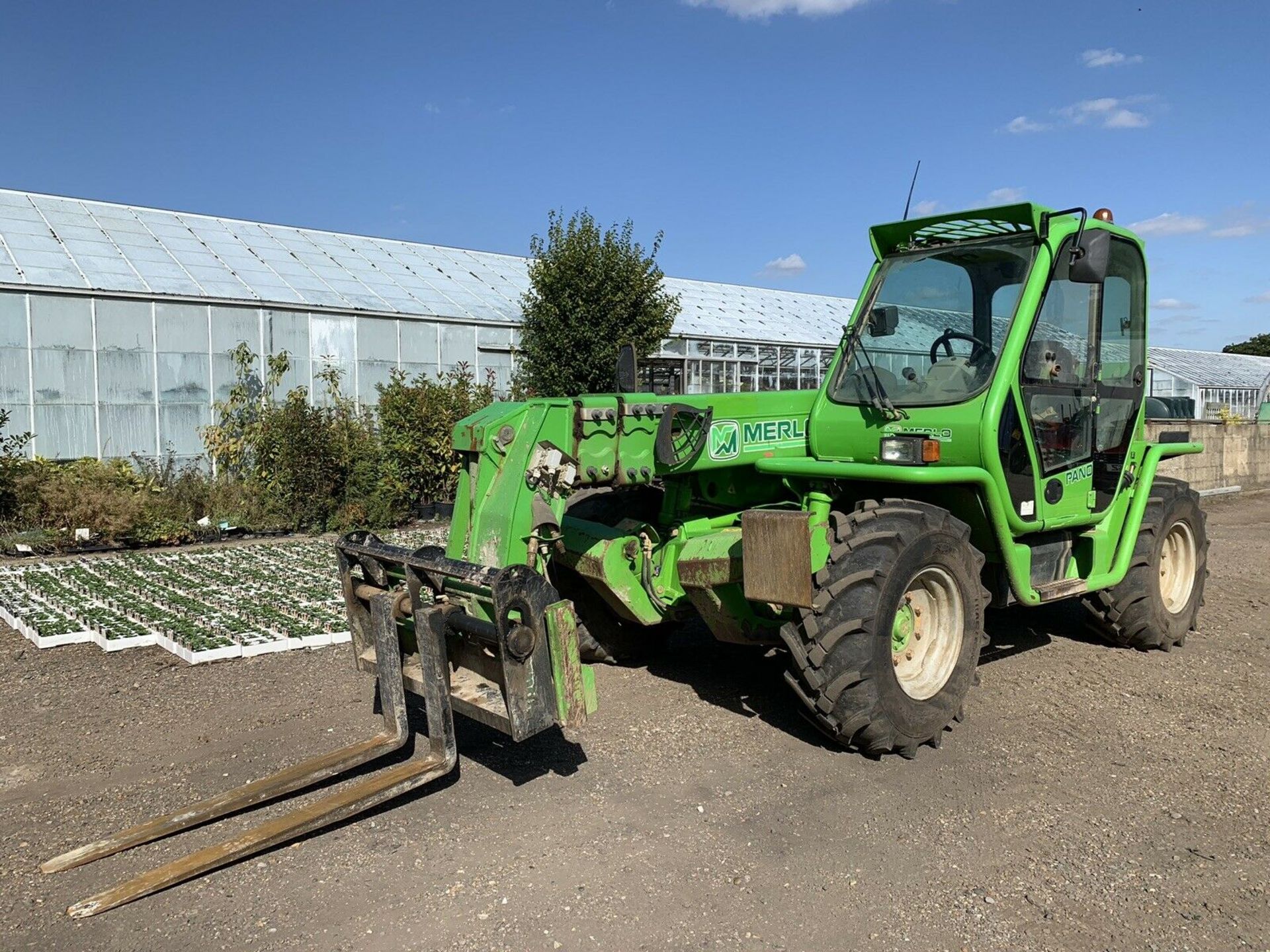 Merlo Telehandler P38.14 Panoramic. 14m reach. Year 2013. Quick hitch, piped for other attachments. - Bild 10 aus 10