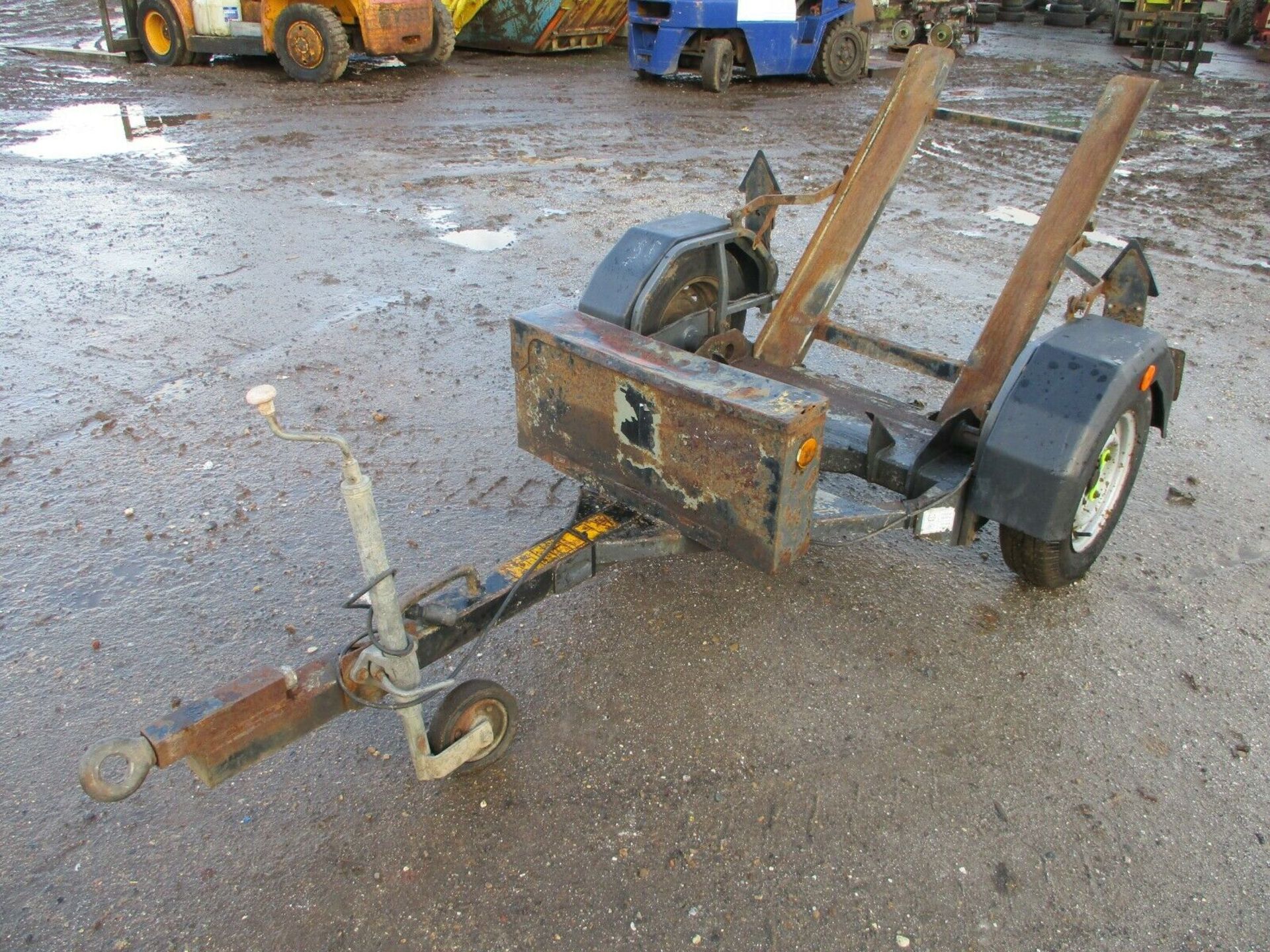 Terex benford MBR 71 walk behind vibrating roller trailer - Image 2 of 6