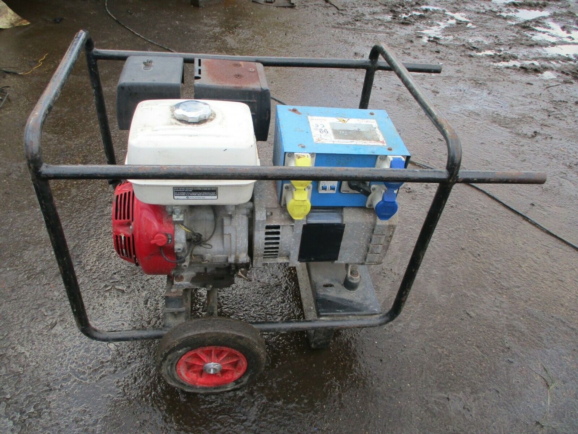 Stephill 6.5 kVA Honda engine generator 6 - Image 2 of 3