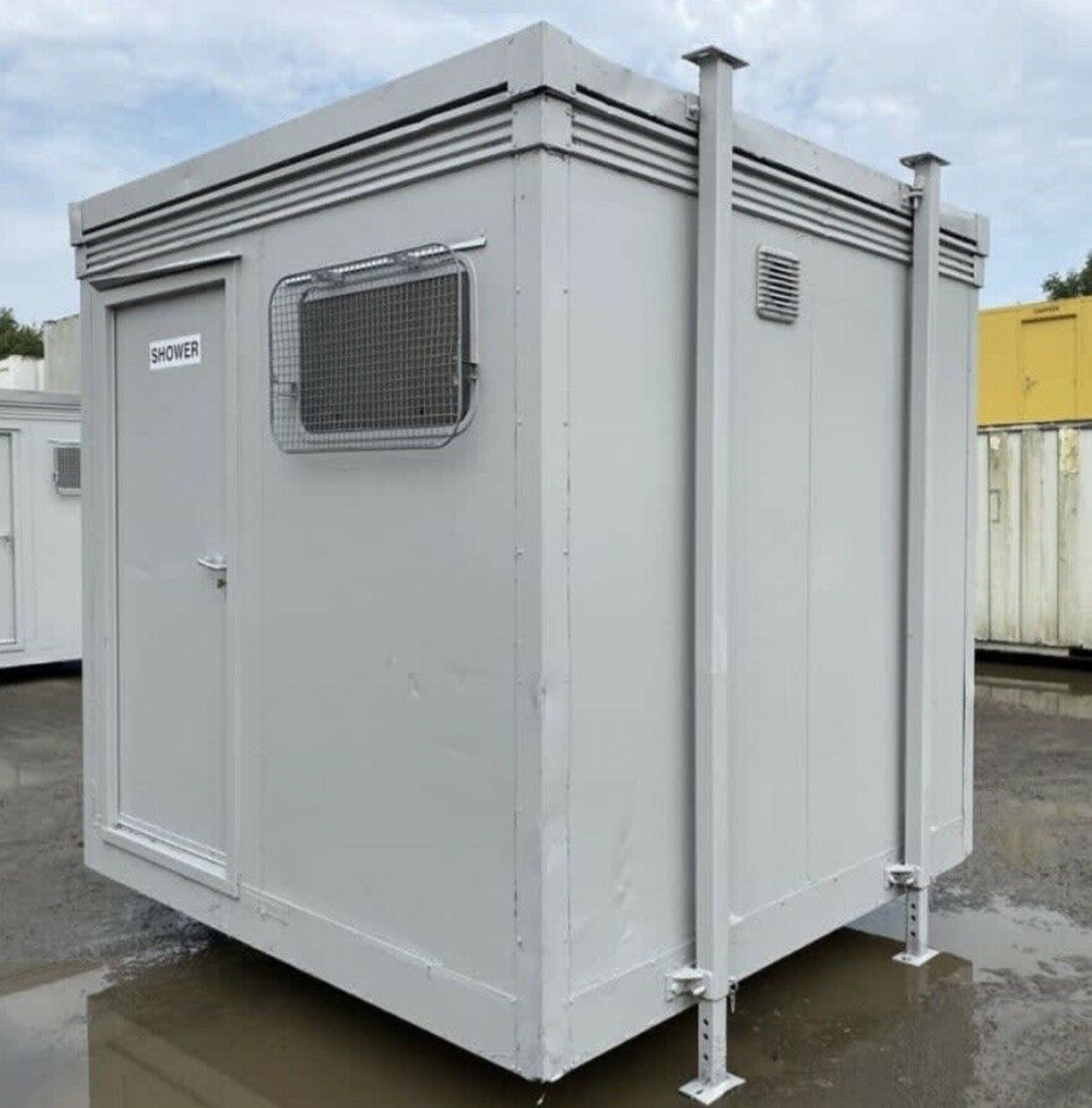 8ft x 8ft Twin Shower Block Cabin Container - Image 2 of 12