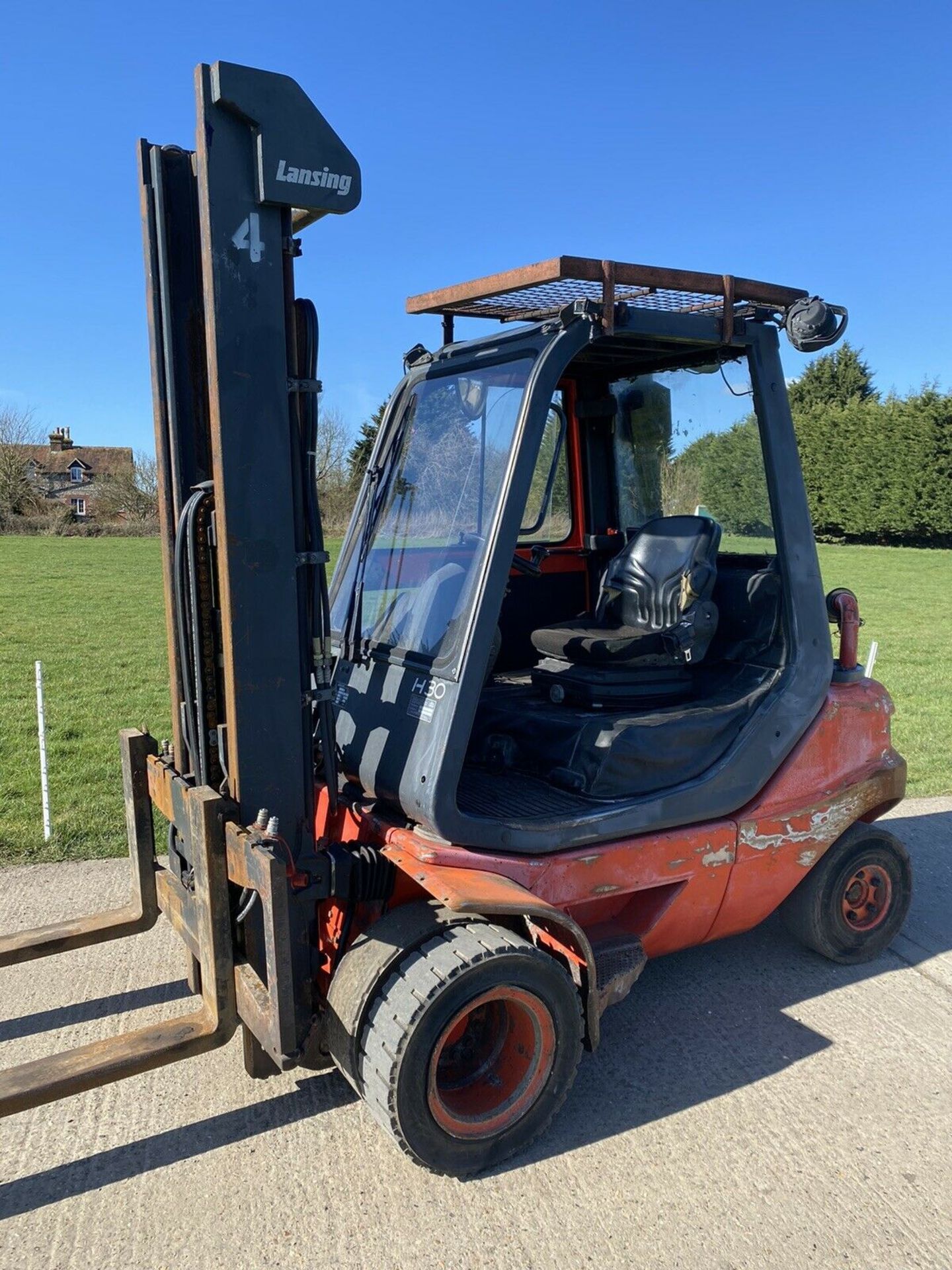 Linde H30d diesel forklift truck