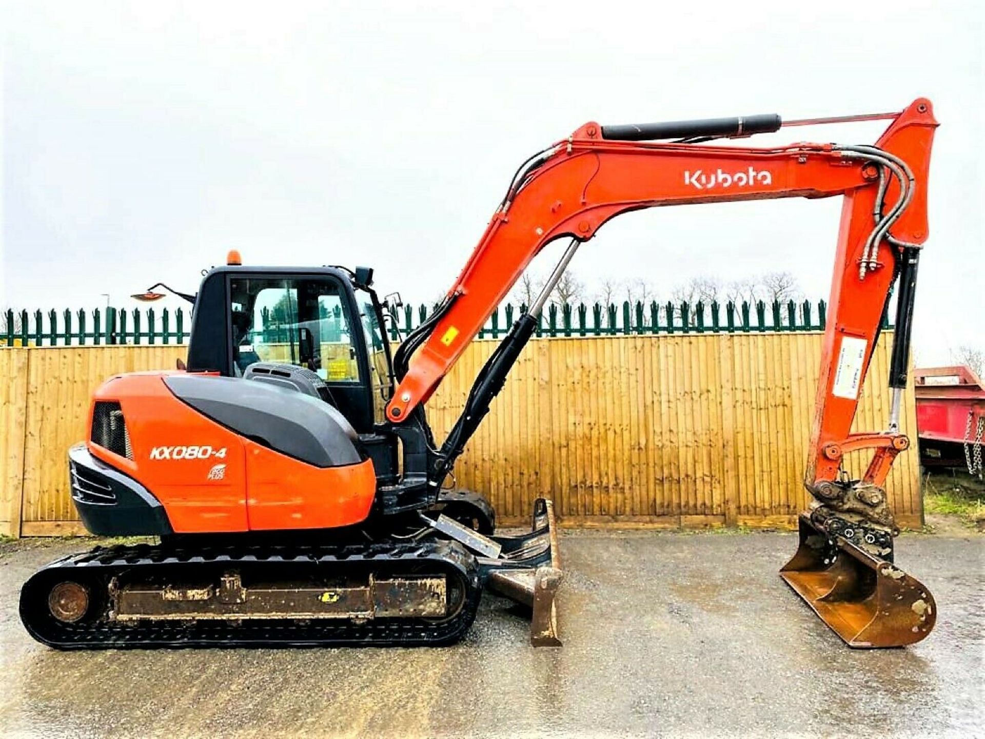 Kubota KX080-4 Excavator / Digger (2014) - Image 12 of 12
