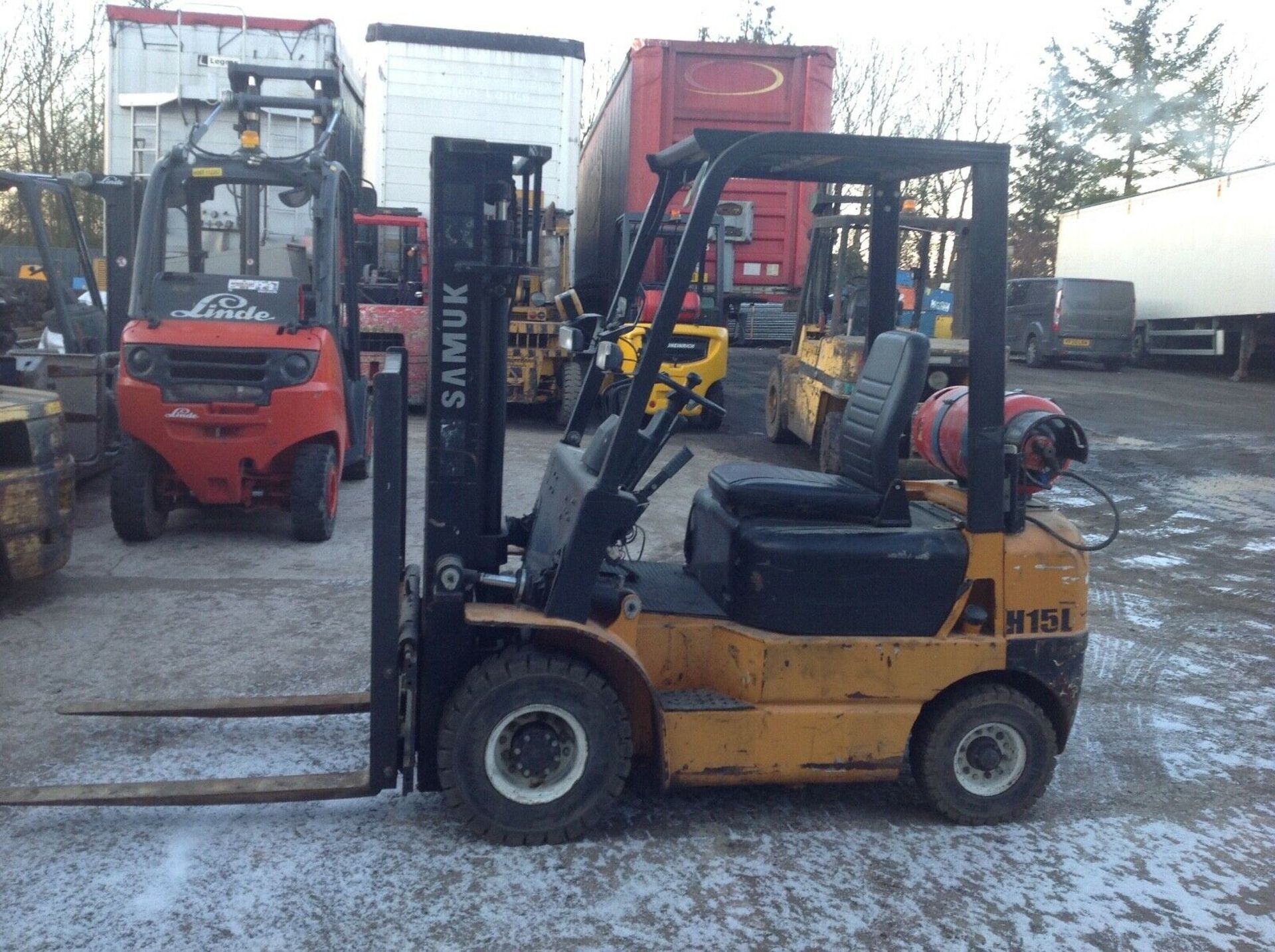 Samsung 1.5 ton gas forklift - Image 3 of 6