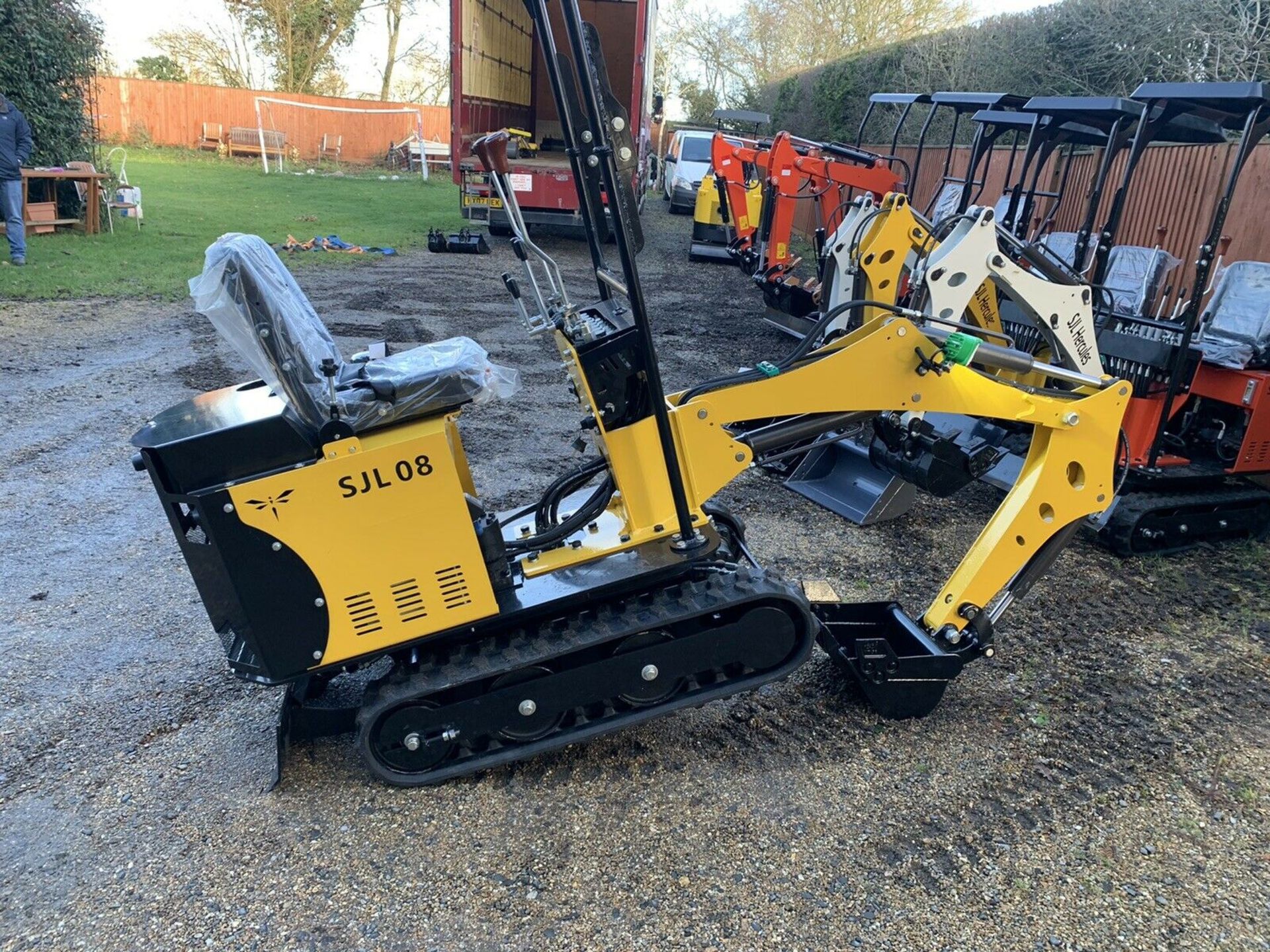 Mini Digger Excavator Hercules - Image 7 of 10