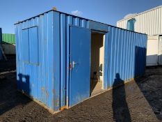 Anti Vandal Steel Portable Office / Storage Container