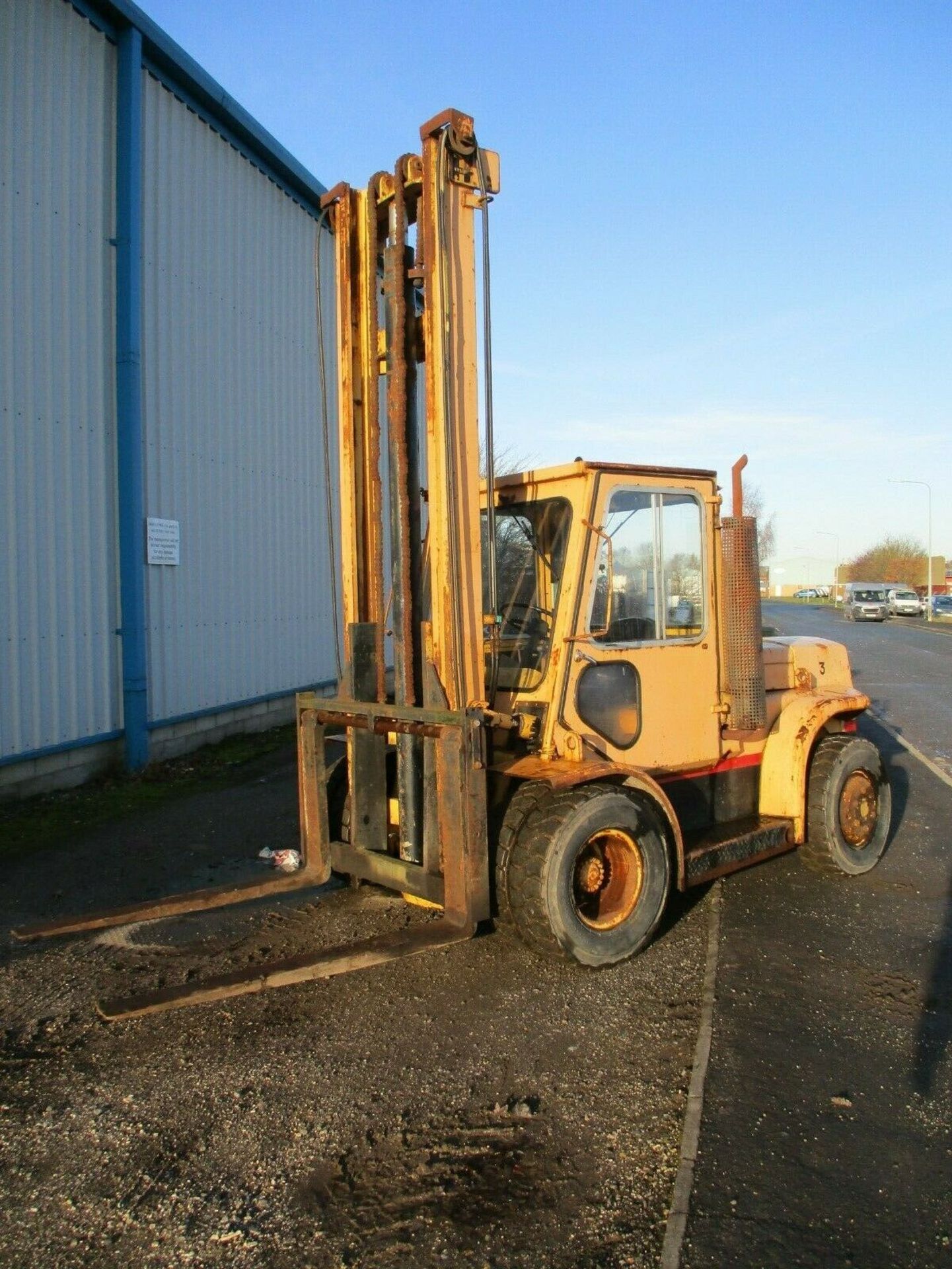 Hyster H150 fork lift diesel 7 ton - Image 3 of 7