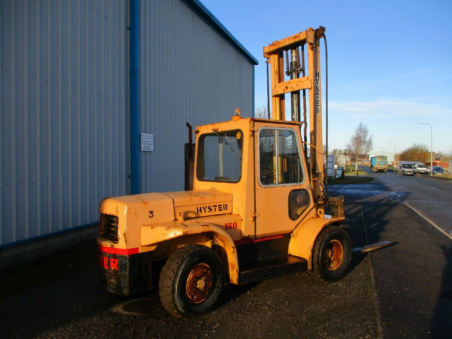 Hyster H150 fork lift diesel 7 ton - Image 7 of 7