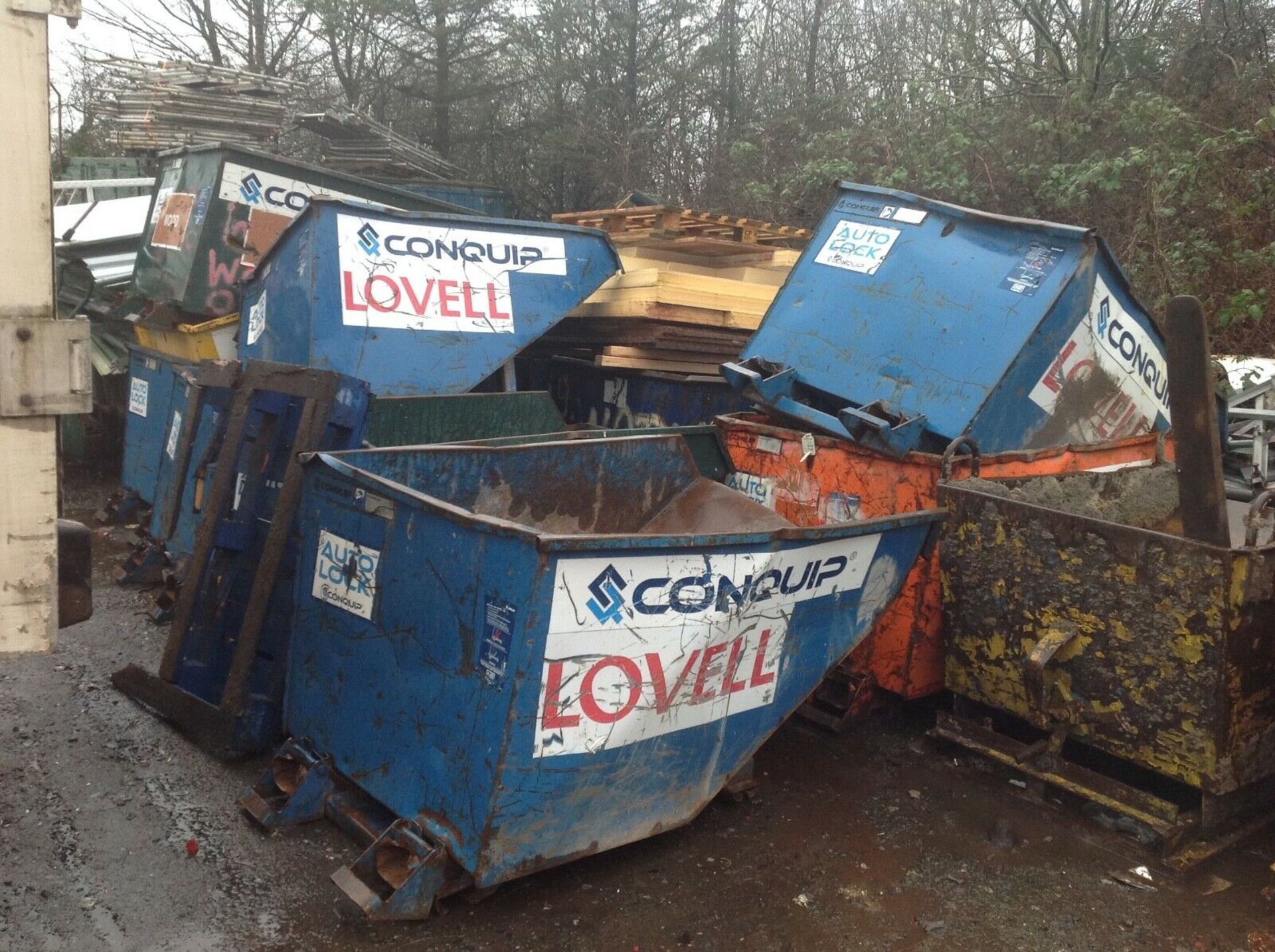 Forklift tipping skips for telehandler forklifts - Image 2 of 2