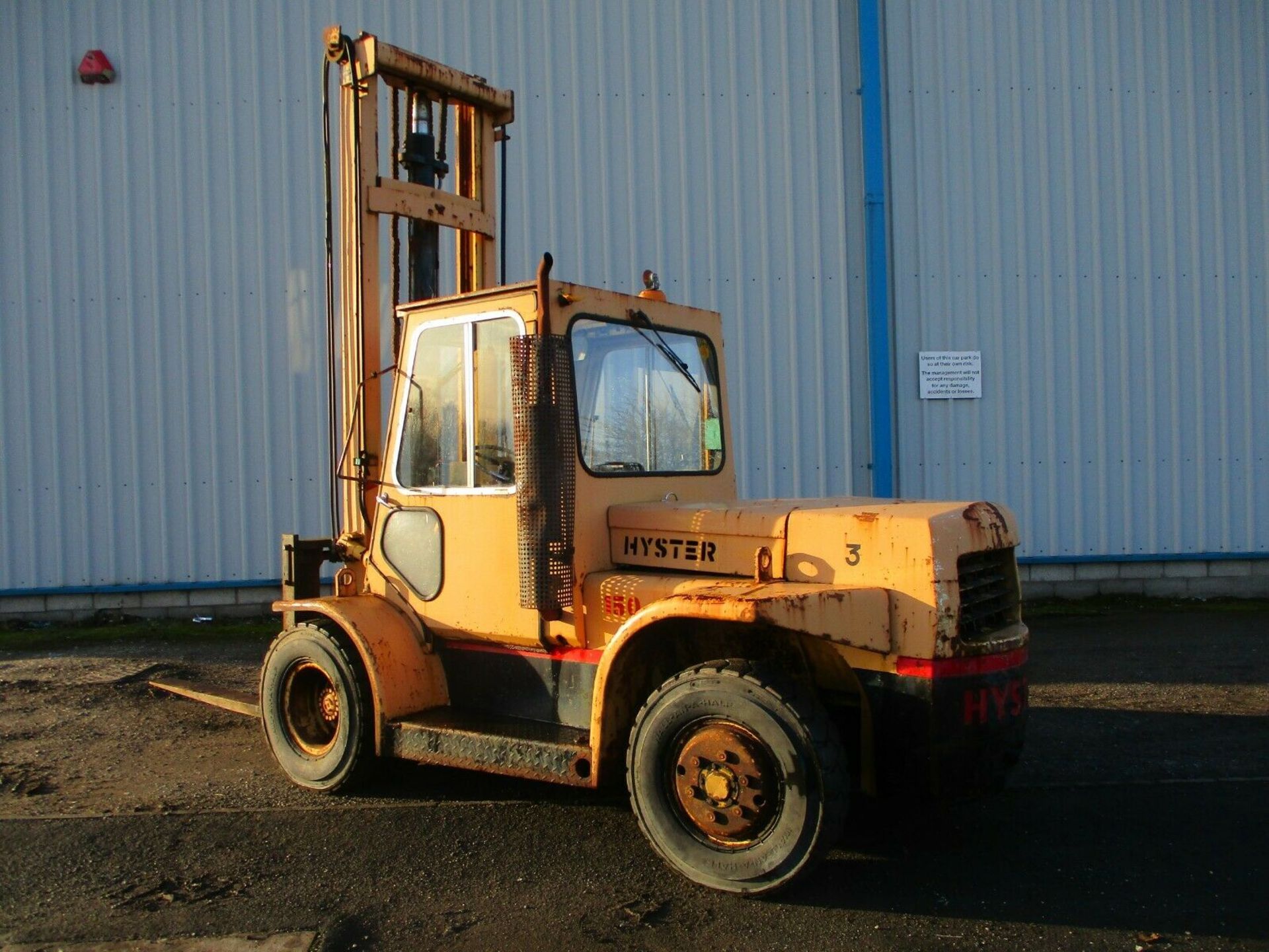 Hyster H150 fork lift diesel 7 ton - Image 2 of 7