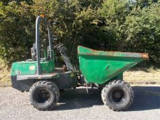 Benford Terex 3 ton straight tip dumper forward tipping