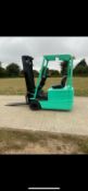 Mitsubishi 1.6 Tonne Electric forklift truck 3.2 meter mast brilliant battery complete with charger