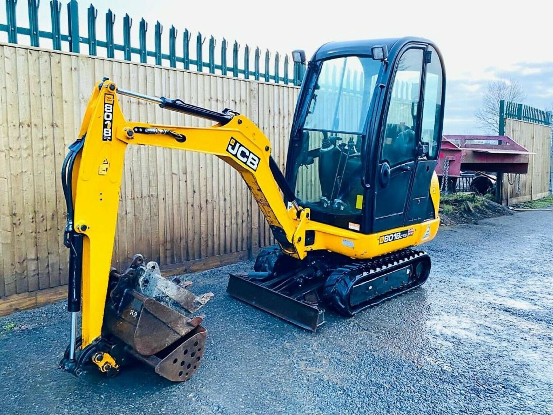 JCB 8018 Digger Excavator 2017 - Image 4 of 13