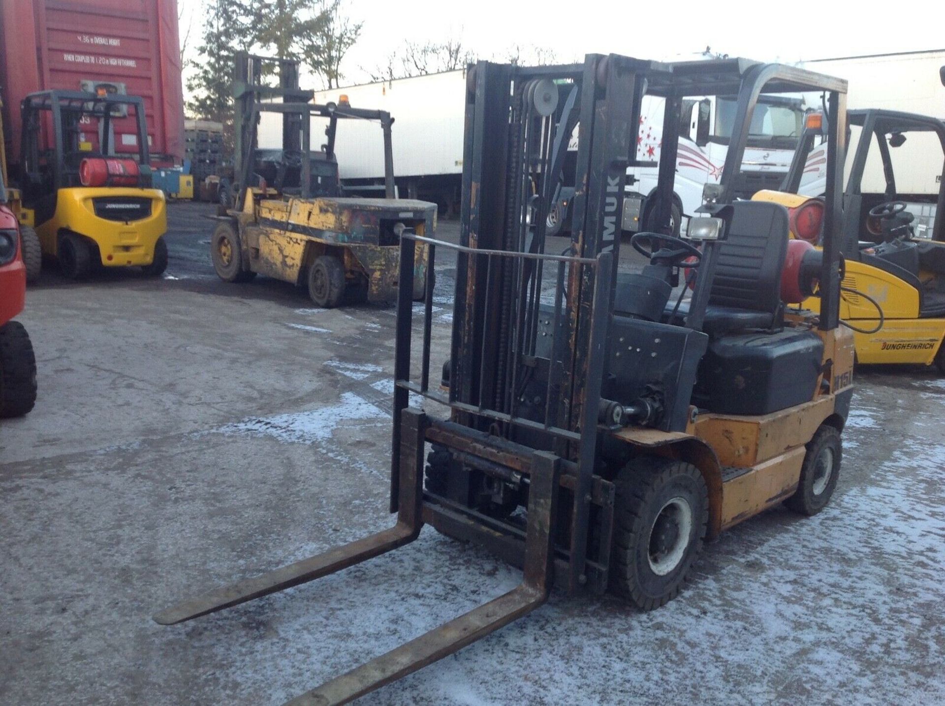 Samsung 1.5 ton gas forklift - Image 4 of 6