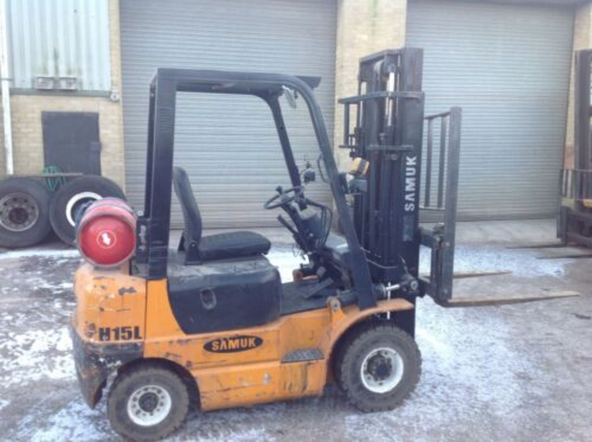 Samsung 1.5 ton gas forklift