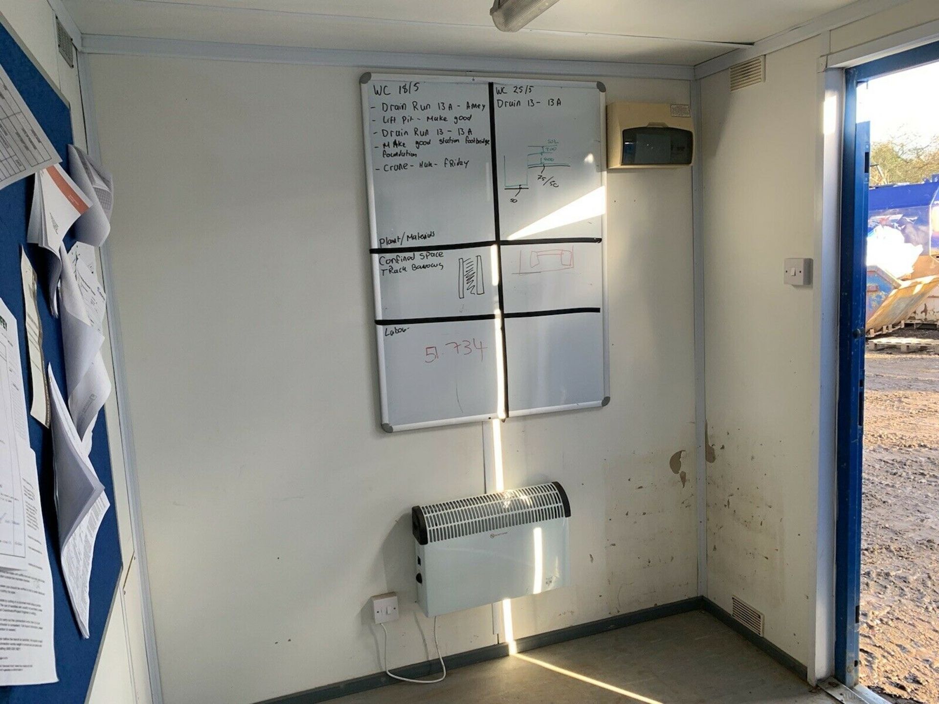 10ft Site Office Portable Cabin Welfare Unit - Image 2 of 7