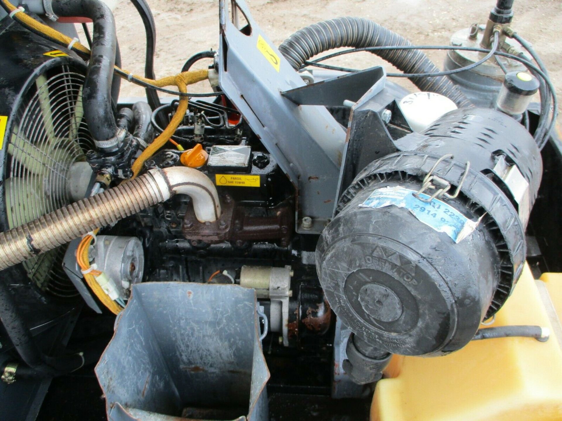 Atlas copco XAS36 Yanmar engine 70 CFM compressor - Image 8 of 8