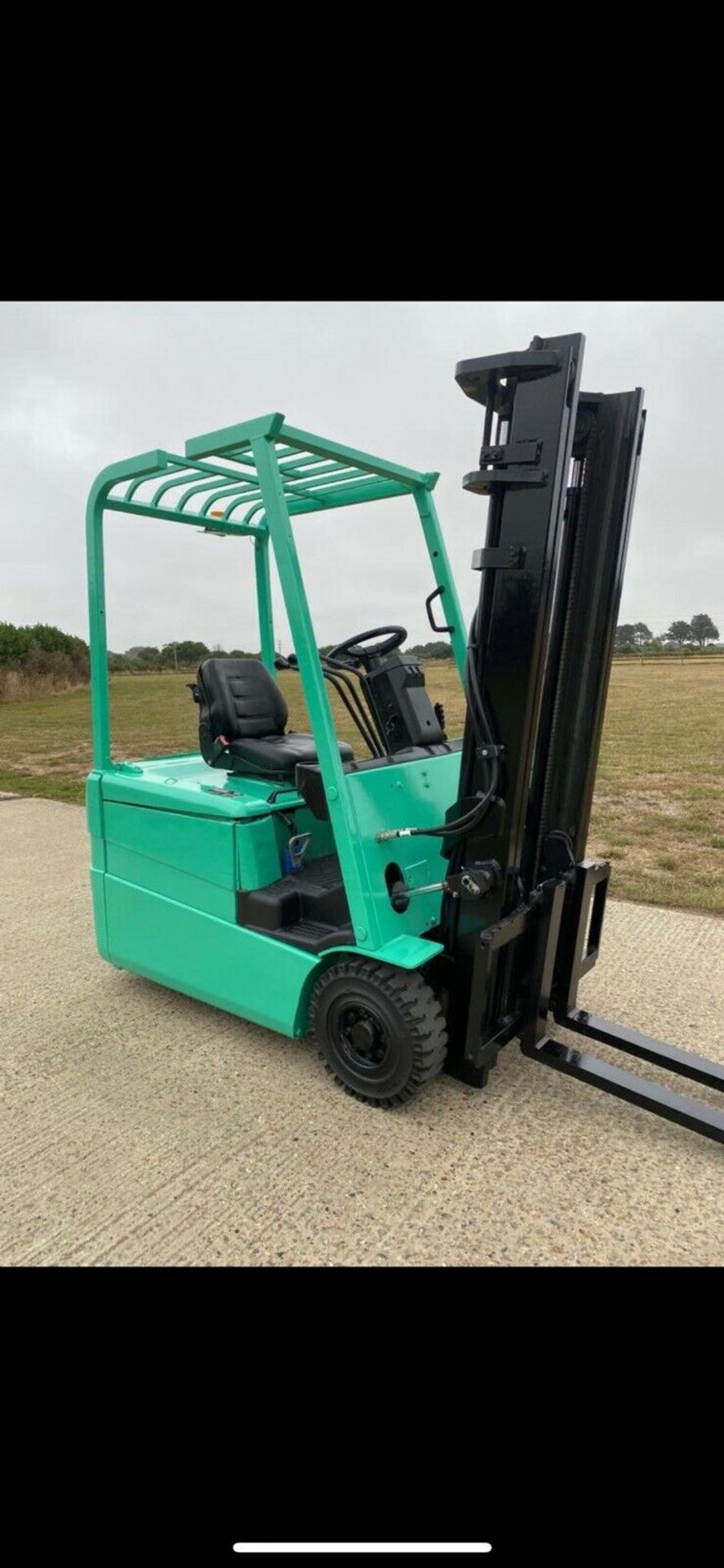 Mitsubishi 1.6 Tonne Electric forklift truck - Image 3 of 4