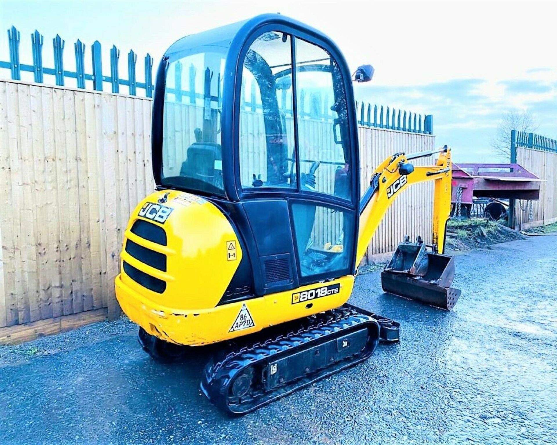 JCB 8018 Digger Excavator 2017 - Image 5 of 13