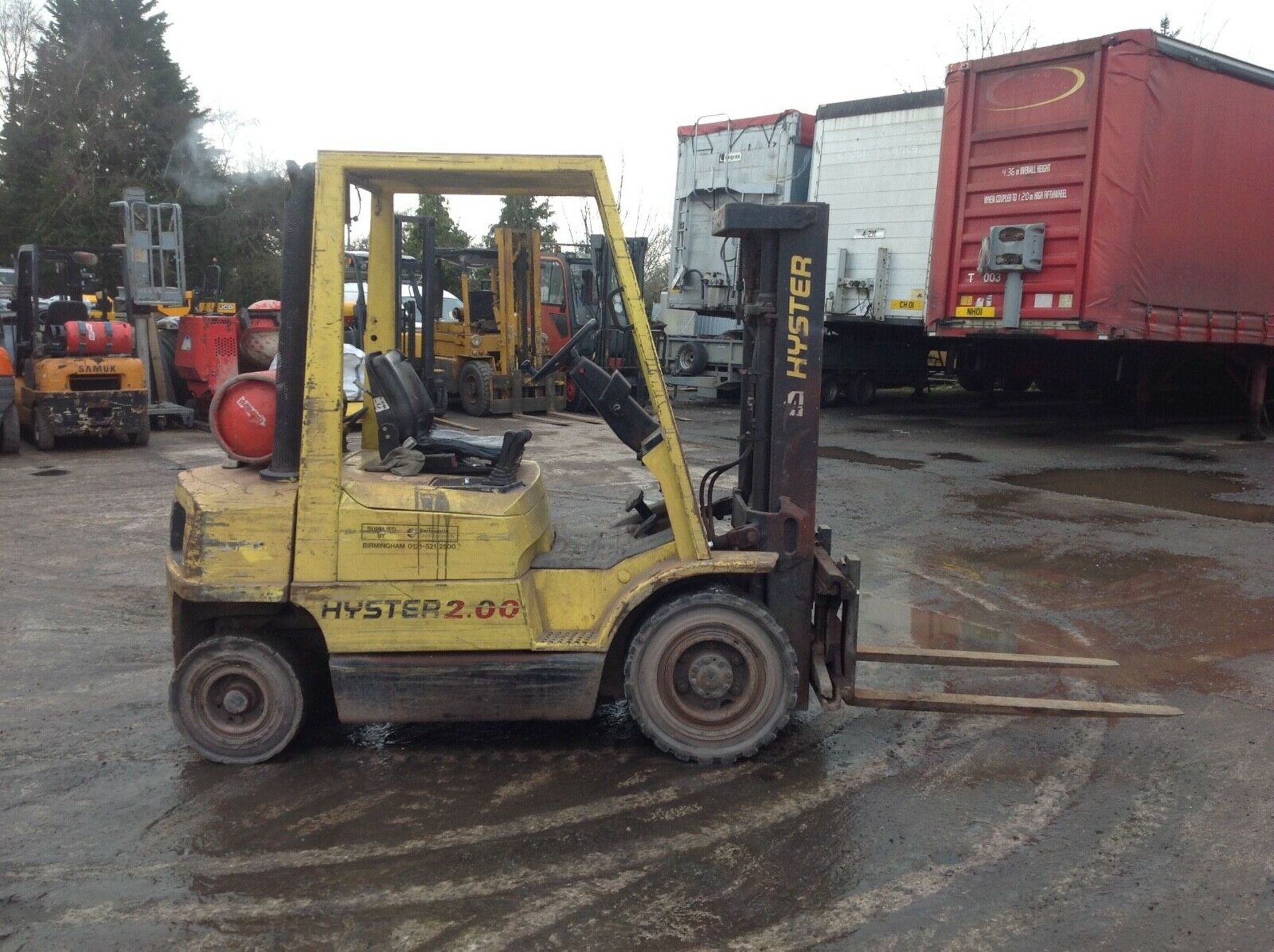 Hyster 2.0 ton gas forklift