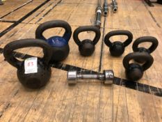 Kettle bells and dumbbells