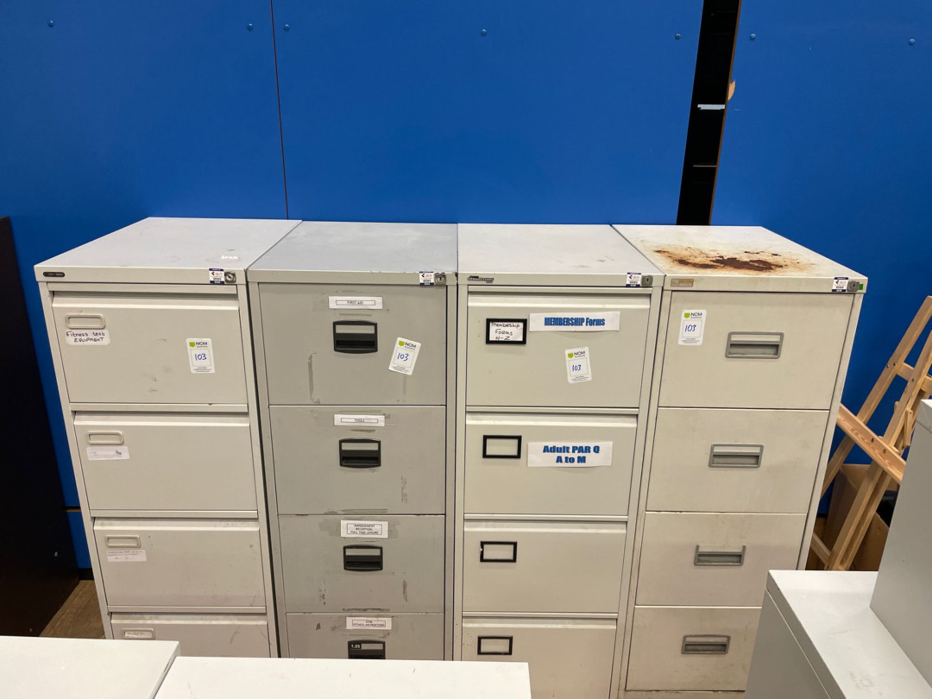 Filing Cabinets x 4