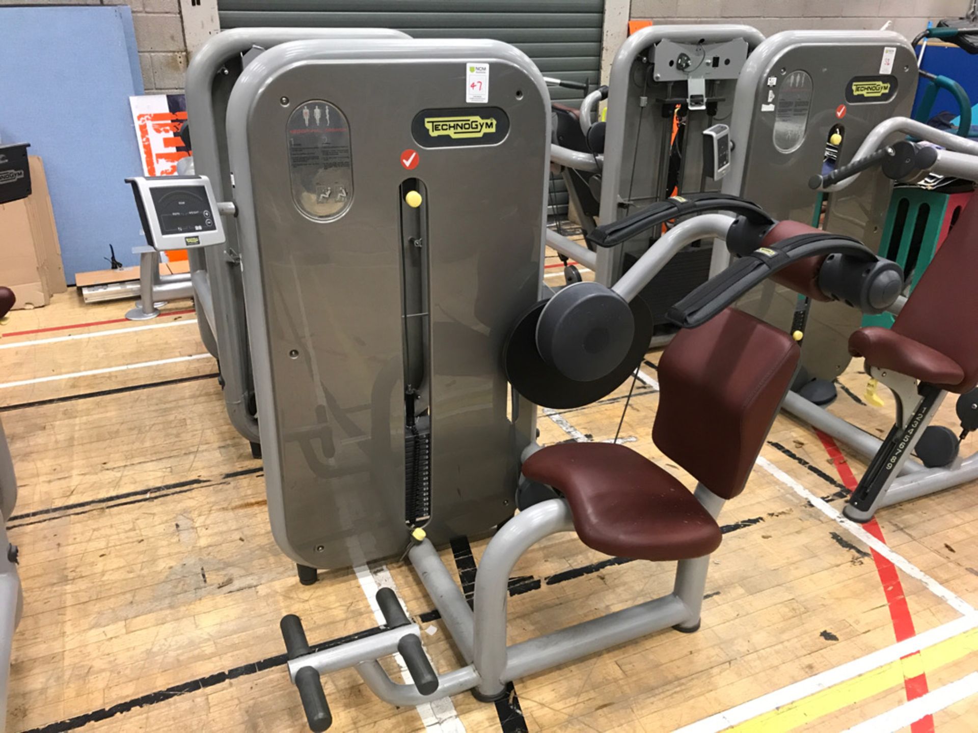 Technogym abdominal crunch machine