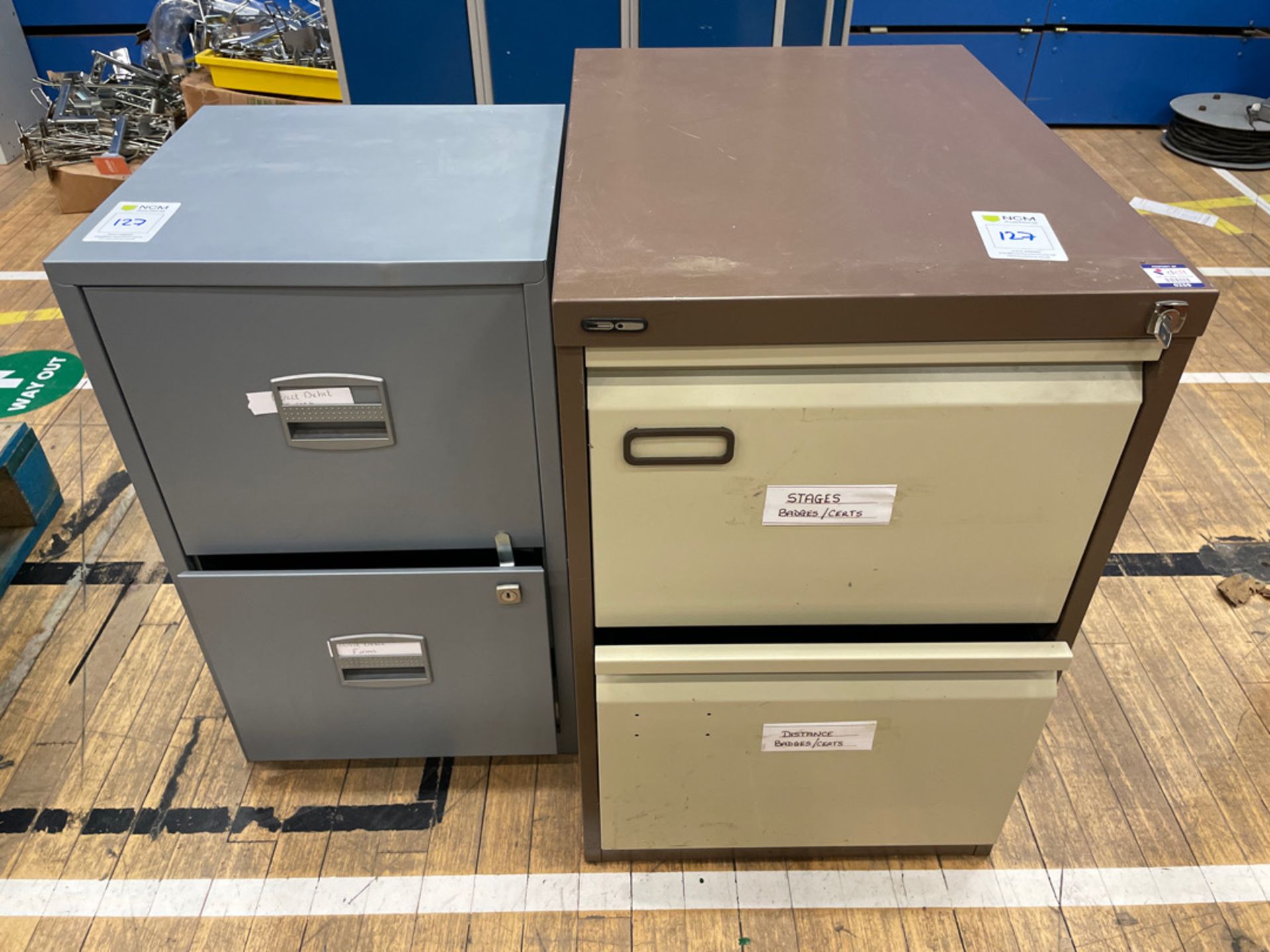 Filing Cabinets x 2, 2 Drawer