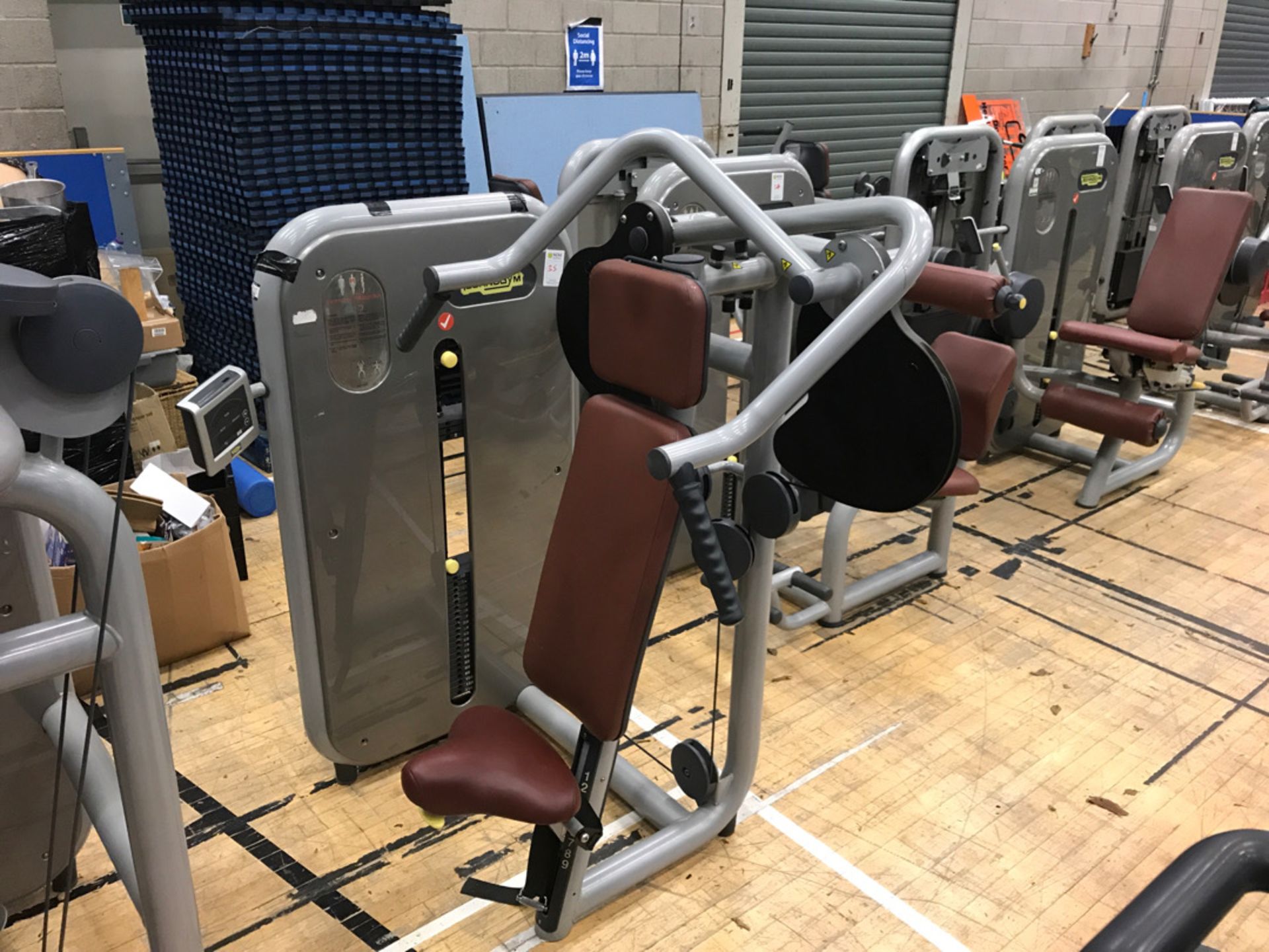 Technogym vertical traction machine