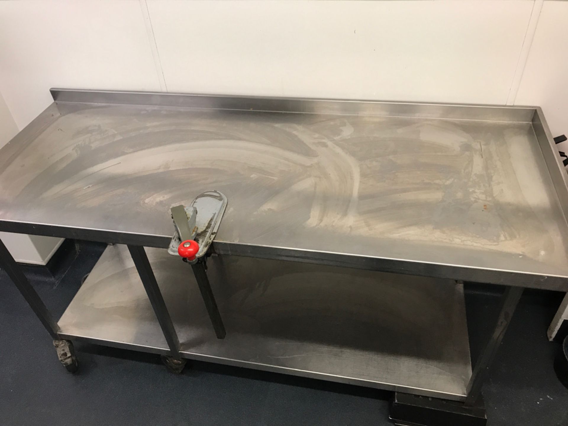 Stainless steel prep counter - Image 2 of 2