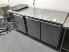 Precision three door prep fridge