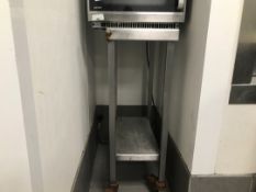 Stainless steel counter