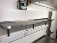 Stainless steel shelf