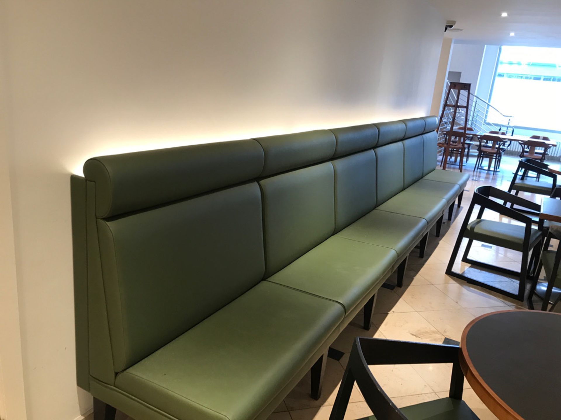 Banquette Large green bench seating