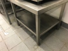 Stainless steel table