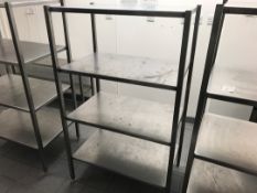 Stainless steel racking unit