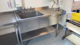 Single bowl sink