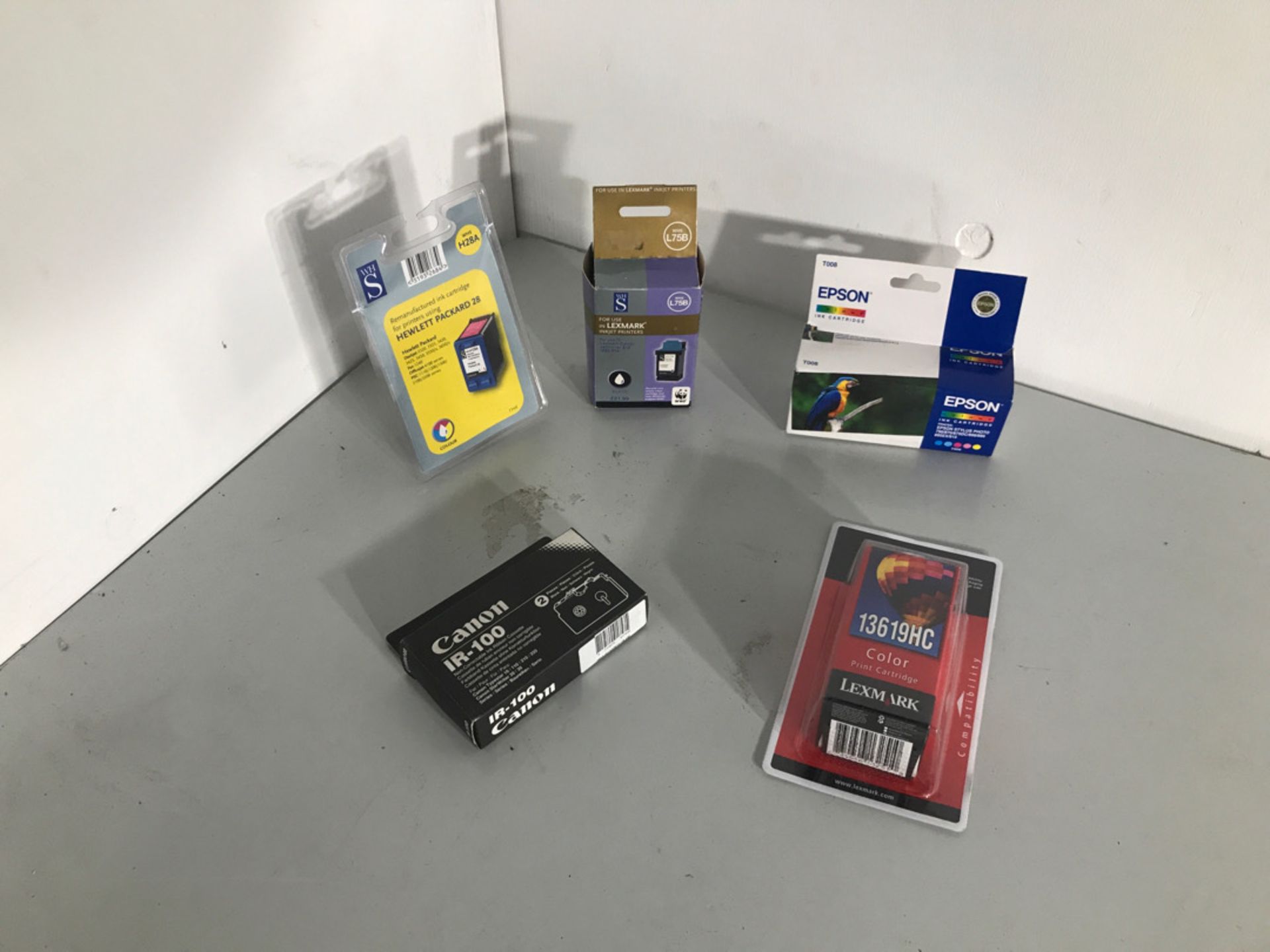 A selection of ink cartridges