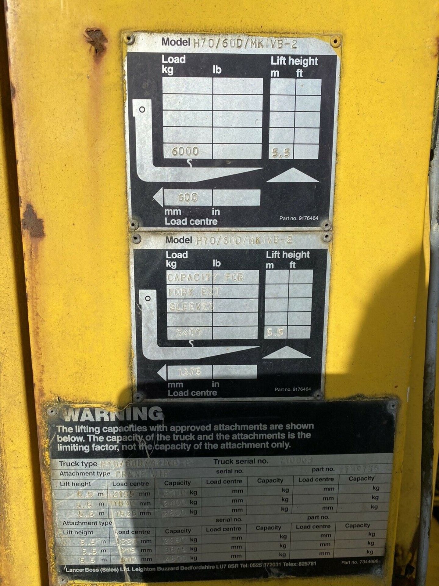 7 Tonne Boss Diesel Forklift. - Image 7 of 8