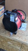 Elite Commercial 3kw fan heaters x 2 NO RESERVE