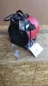 Elite Commercial 3kw fan heaters x 2 NO RESERVE