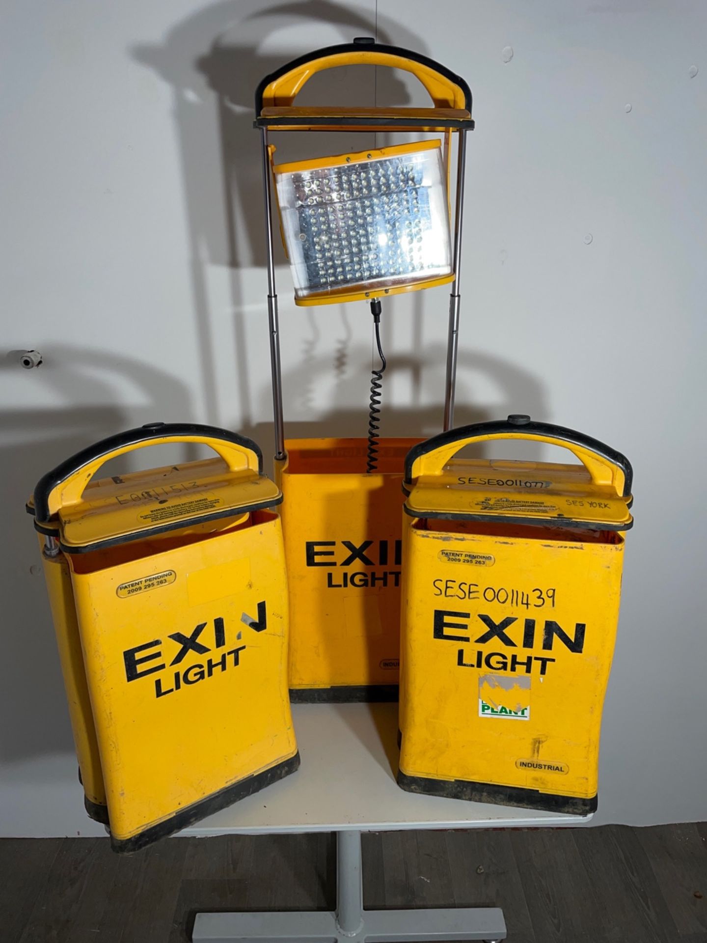 Exin Lights Portable Lighting x 3 NO RESERVE
